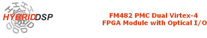 FM482 PMC Dual Virtex-4 
FPGA Module with Optical I/O